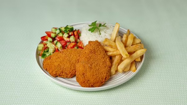 סלט שניצל מהצומח